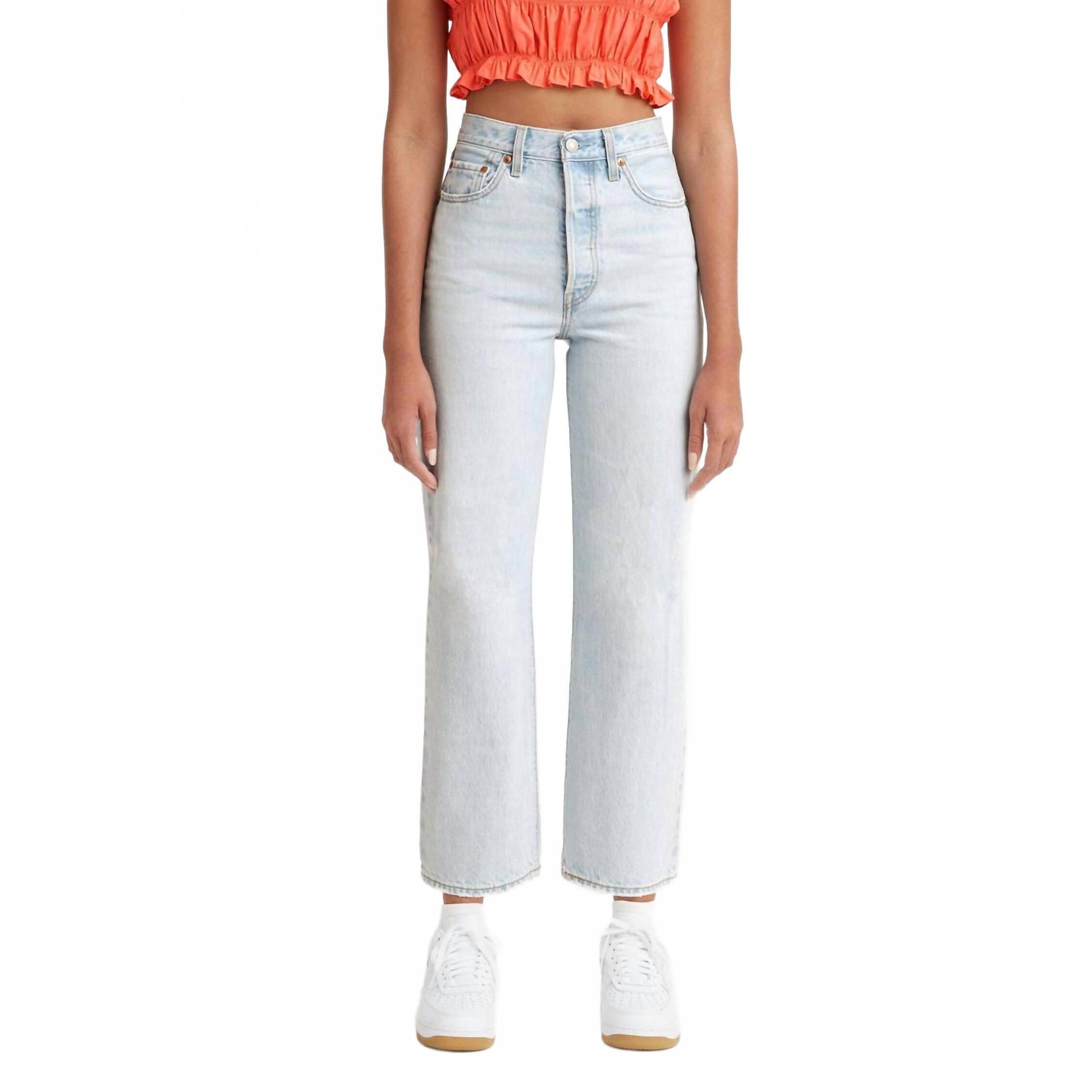 New Levi's Ribcage Straight Ankle Jeans In Ojai Shore